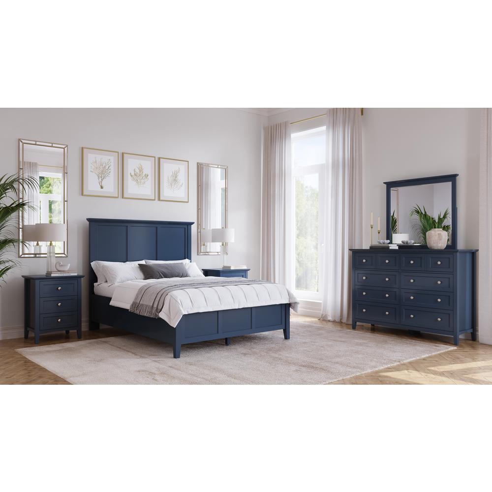 Grace Three Panel Bed in Blueberry. Picture 10