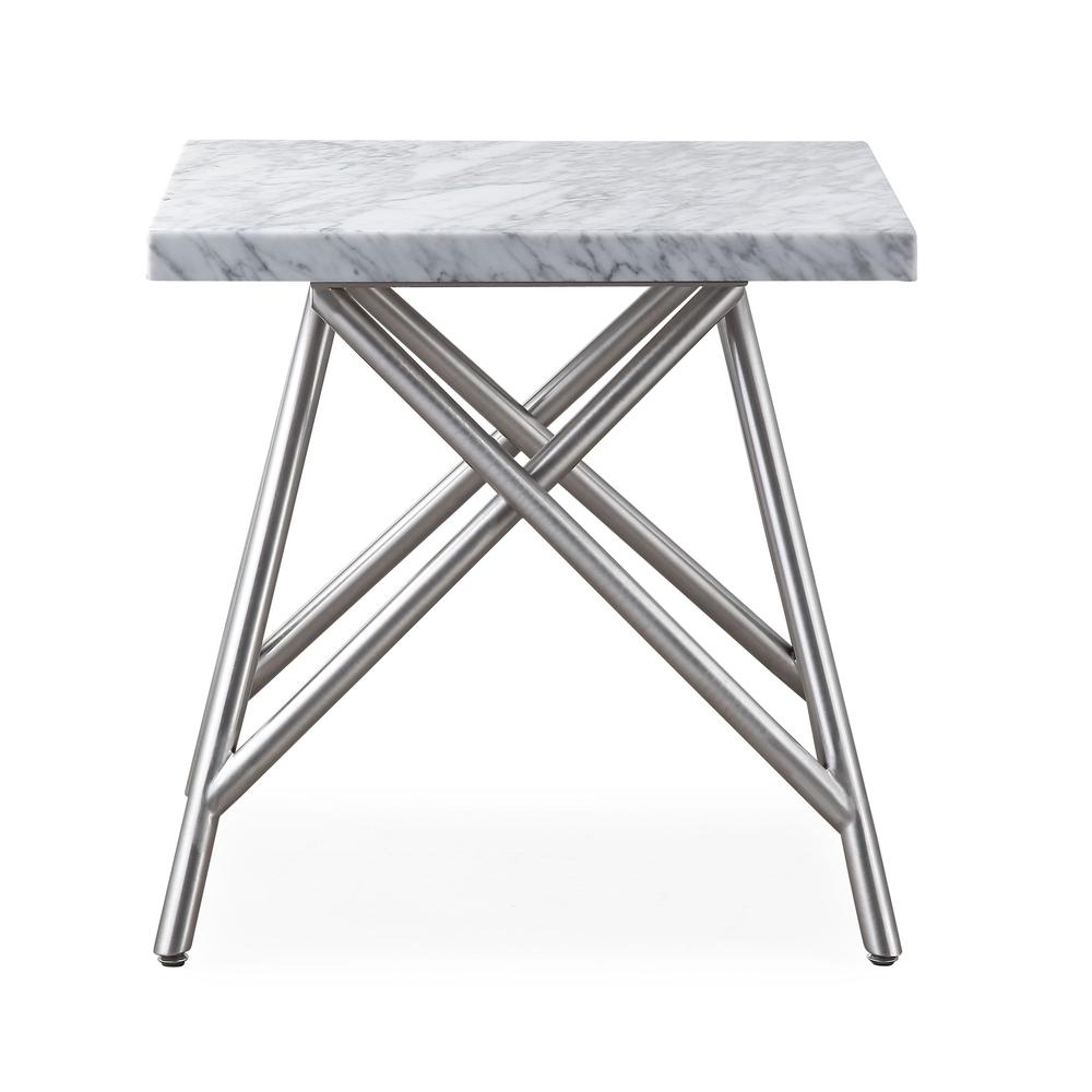 Coral End Table in Marble. Picture 6