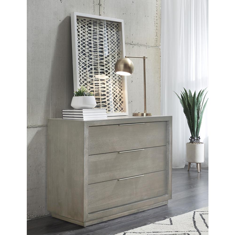 Oxford Three-Drawer Nightstand in Mineral (2024). Picture 1