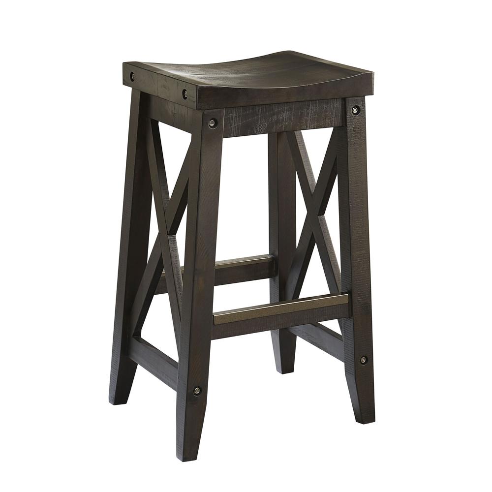 Yosemite Solid Wood Bar Stool in Cafe. Picture 3