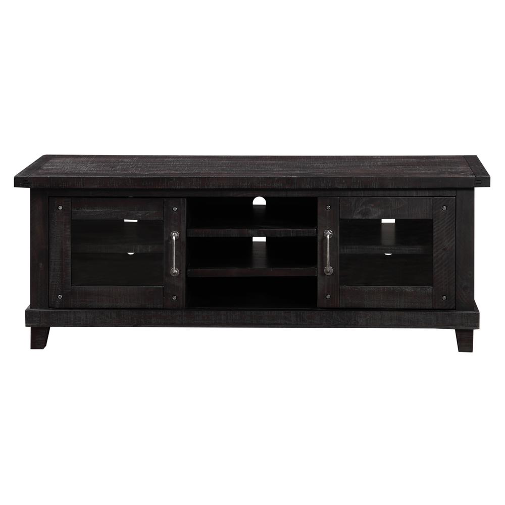Yosemite Solid Wood Media Console in Cafe. Picture 5