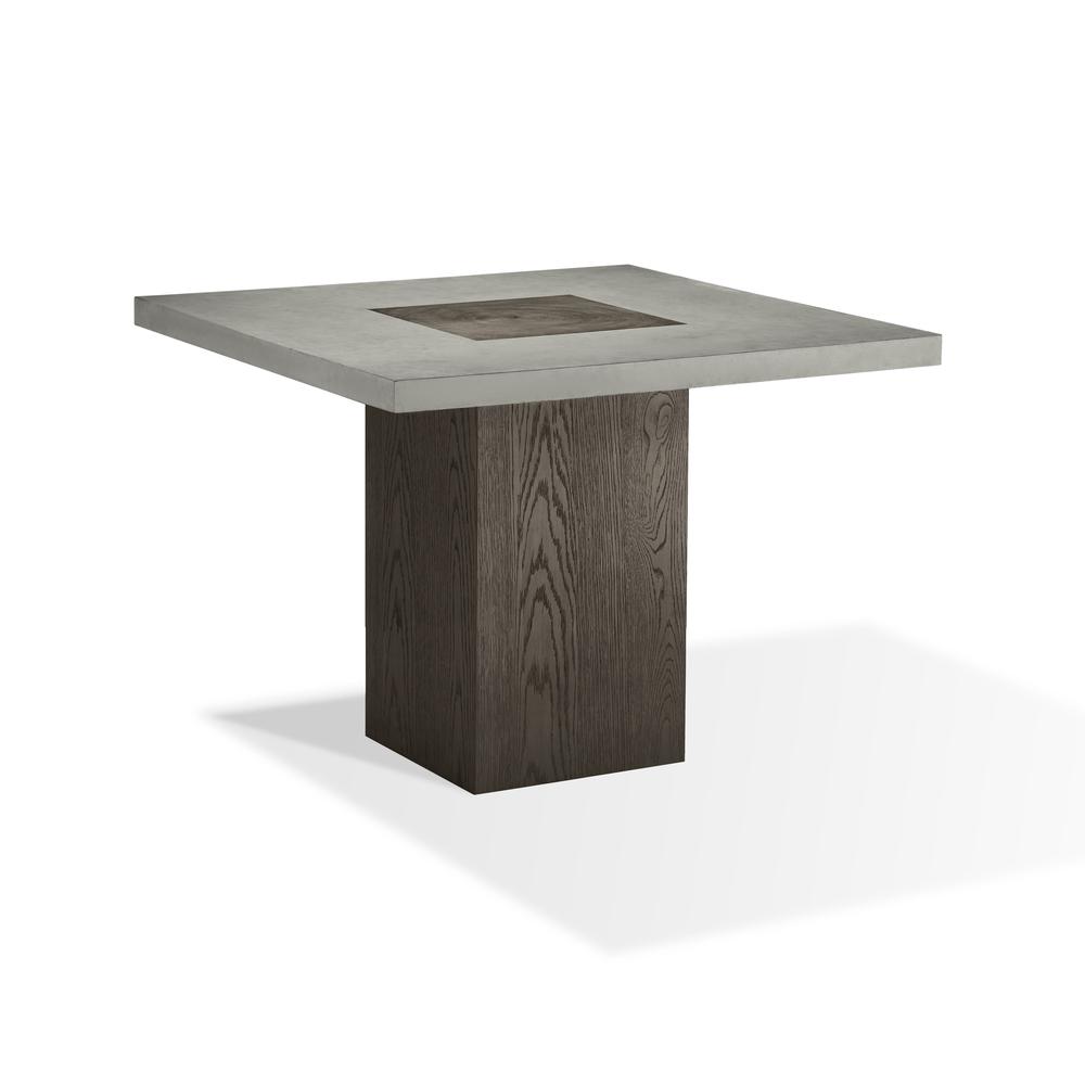 Modesto Concrete Table in Concrete/French Roast. Picture 4