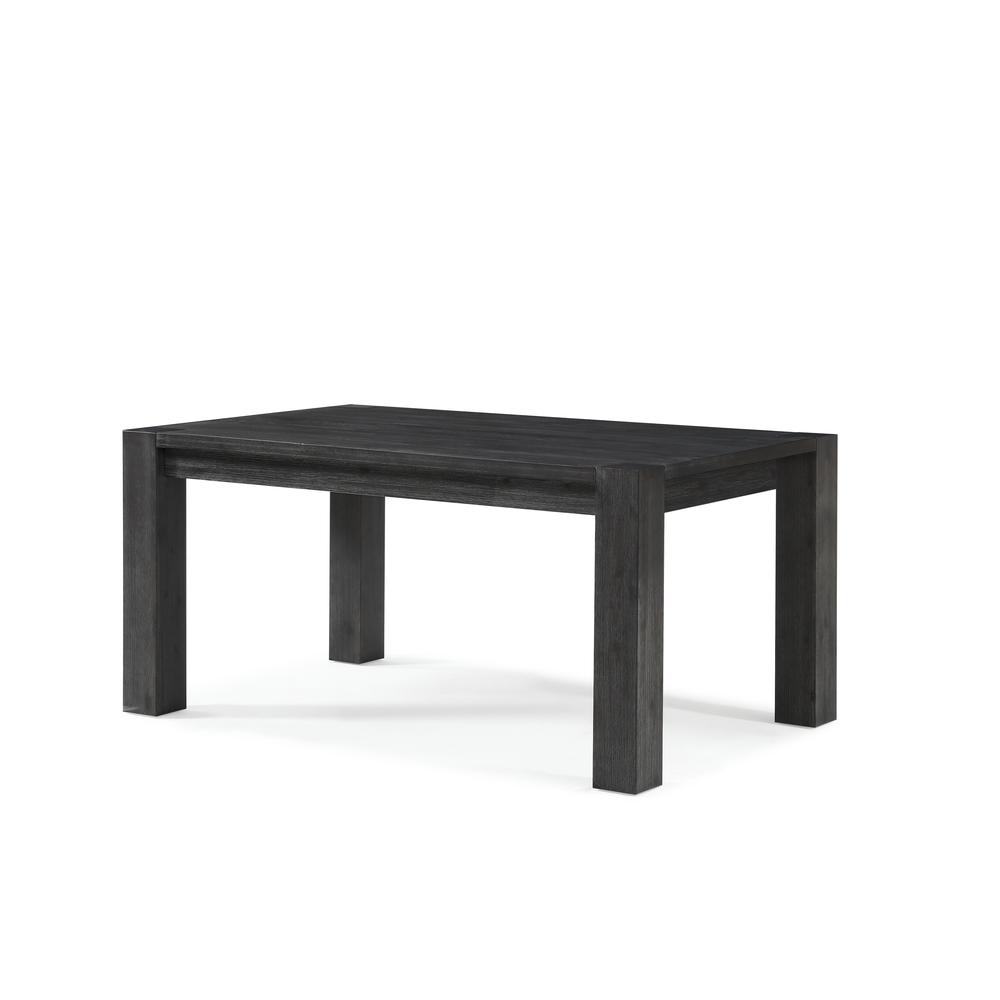 Meadow Solid Wood Rectangle Table in Graphite. Picture 5