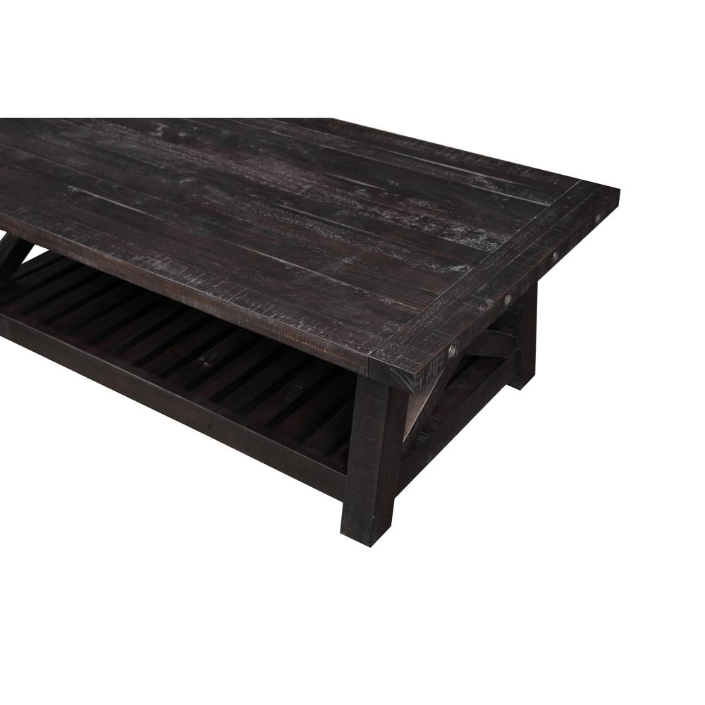 Yosemite Solid Wood Coffee Table in Cafe. Picture 4