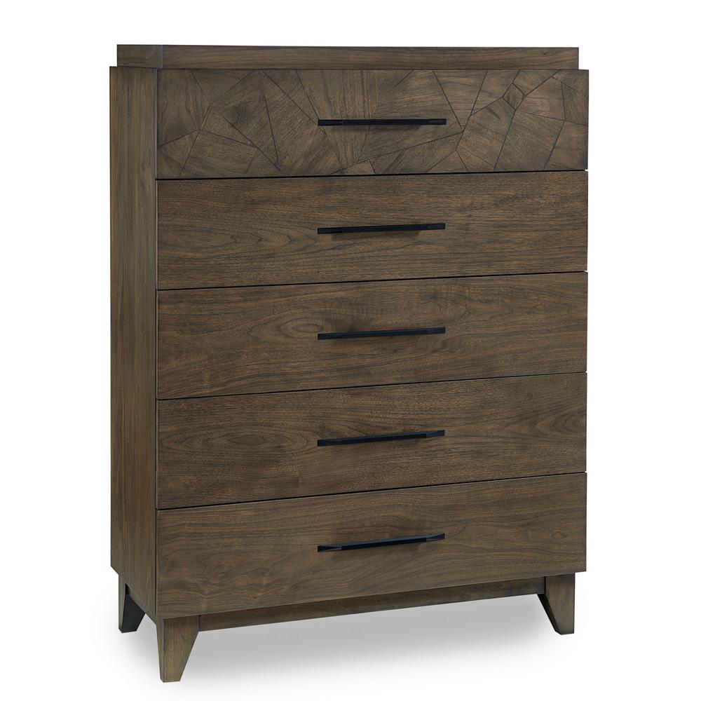 Broderick Five-Drawer Chest  in Wild Oats Brown (2024). Picture 4