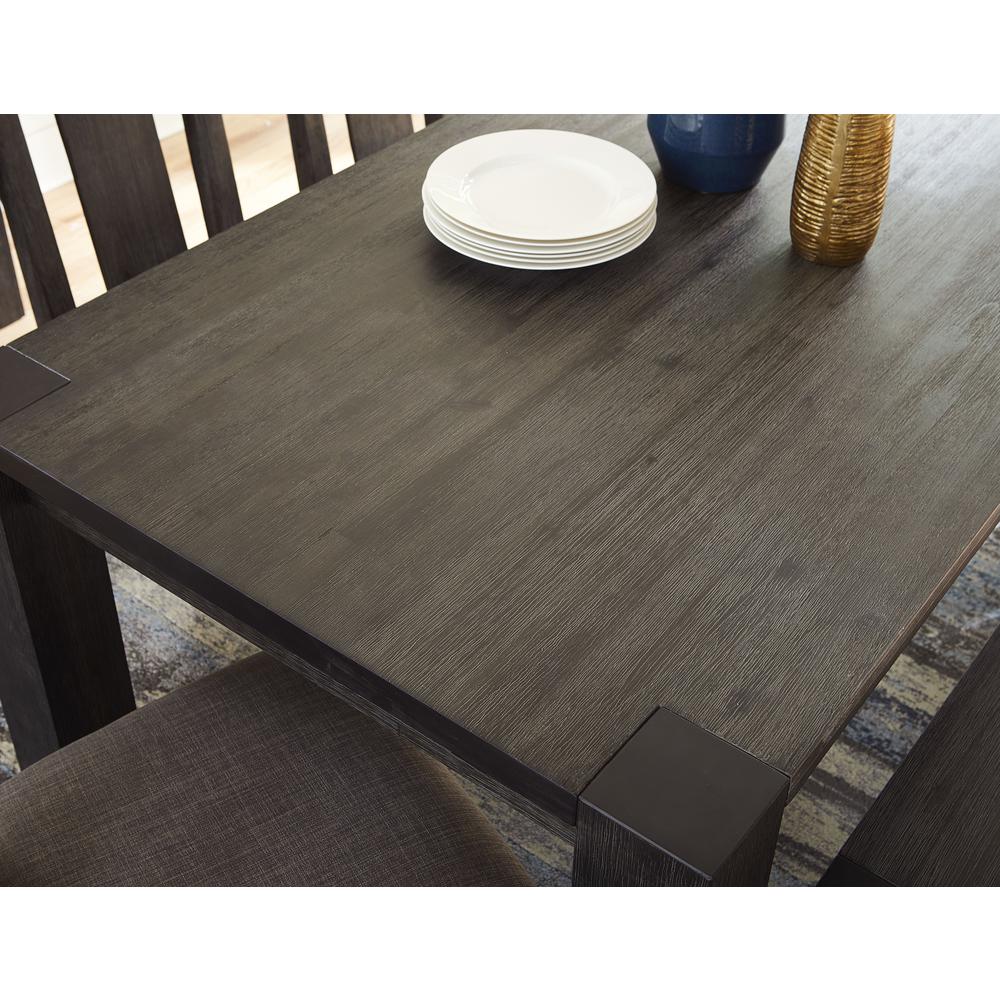 Meadow Solid Wood Rectangle Table in Graphite. Picture 4