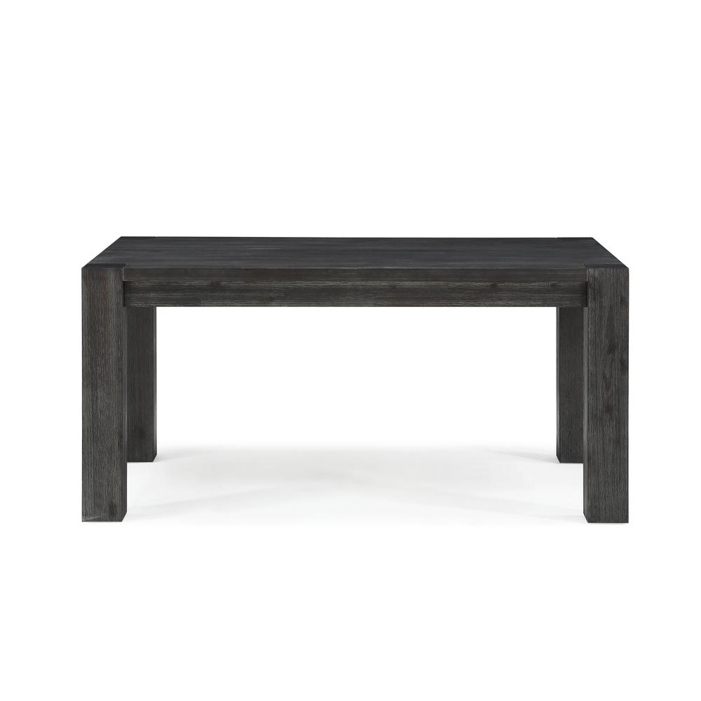 Meadow Solid Wood Rectangle Table in Graphite. Picture 6
