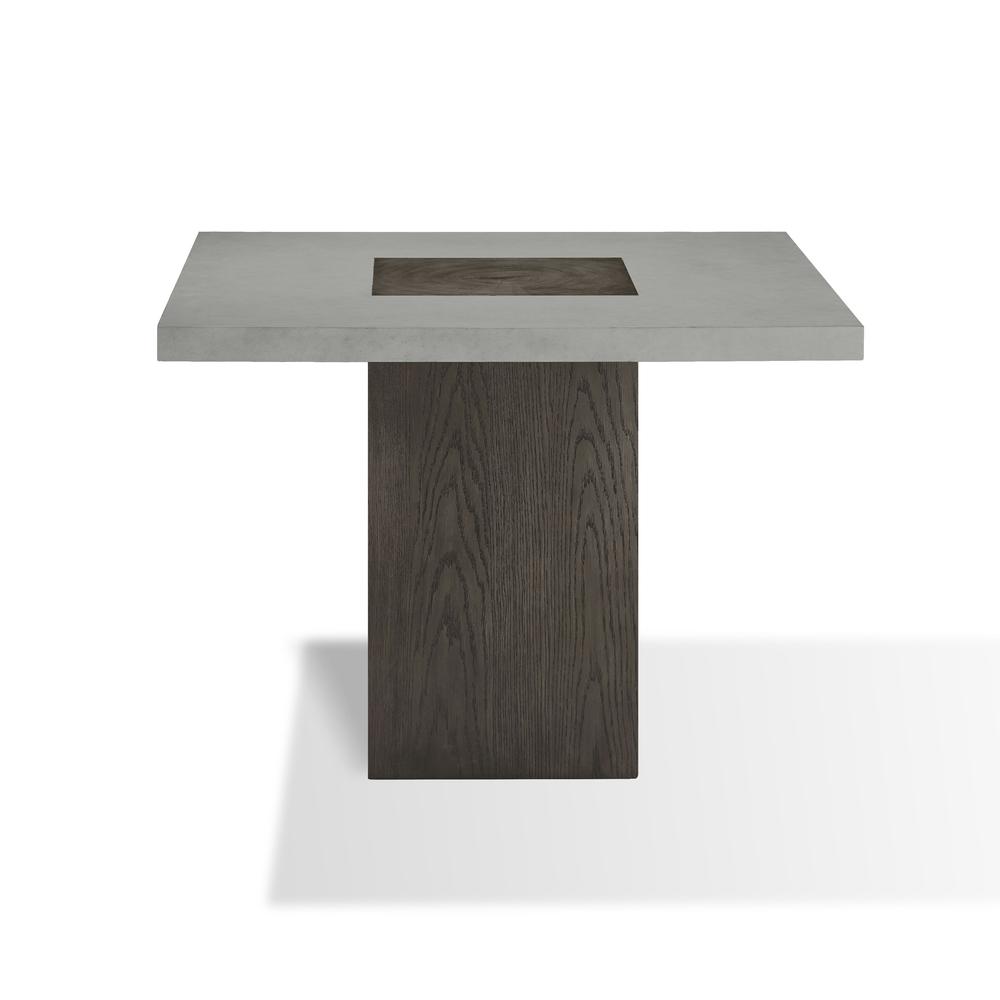 Modesto Concrete Table in Concrete/French Roast. Picture 5