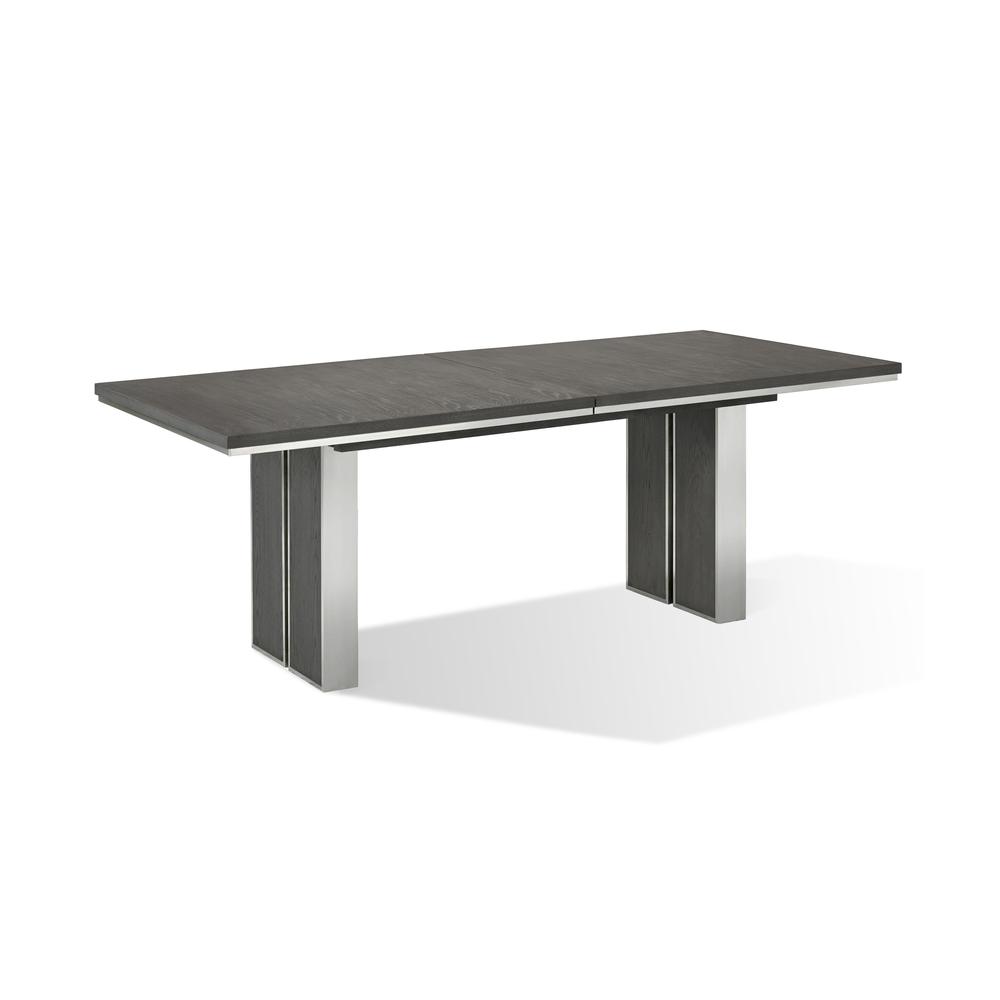 Plata Extension Dining Table in Thunder Grey. Picture 7