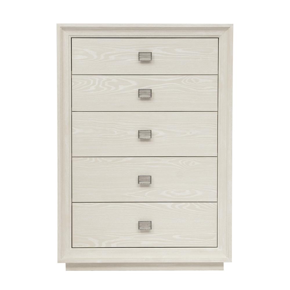 Maxime Five Drawer Chest in Ash. Picture 3