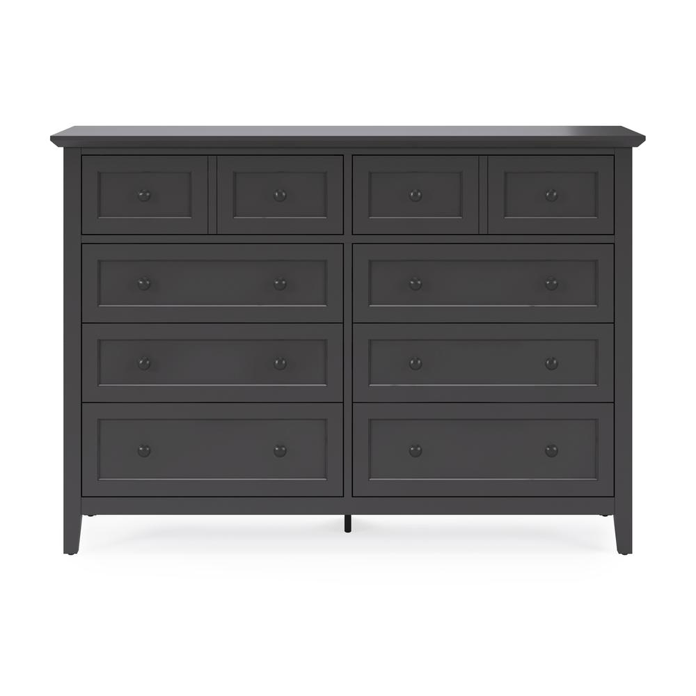 Grace Eight Drawer Dresser in Raven Black (2024). Picture 3