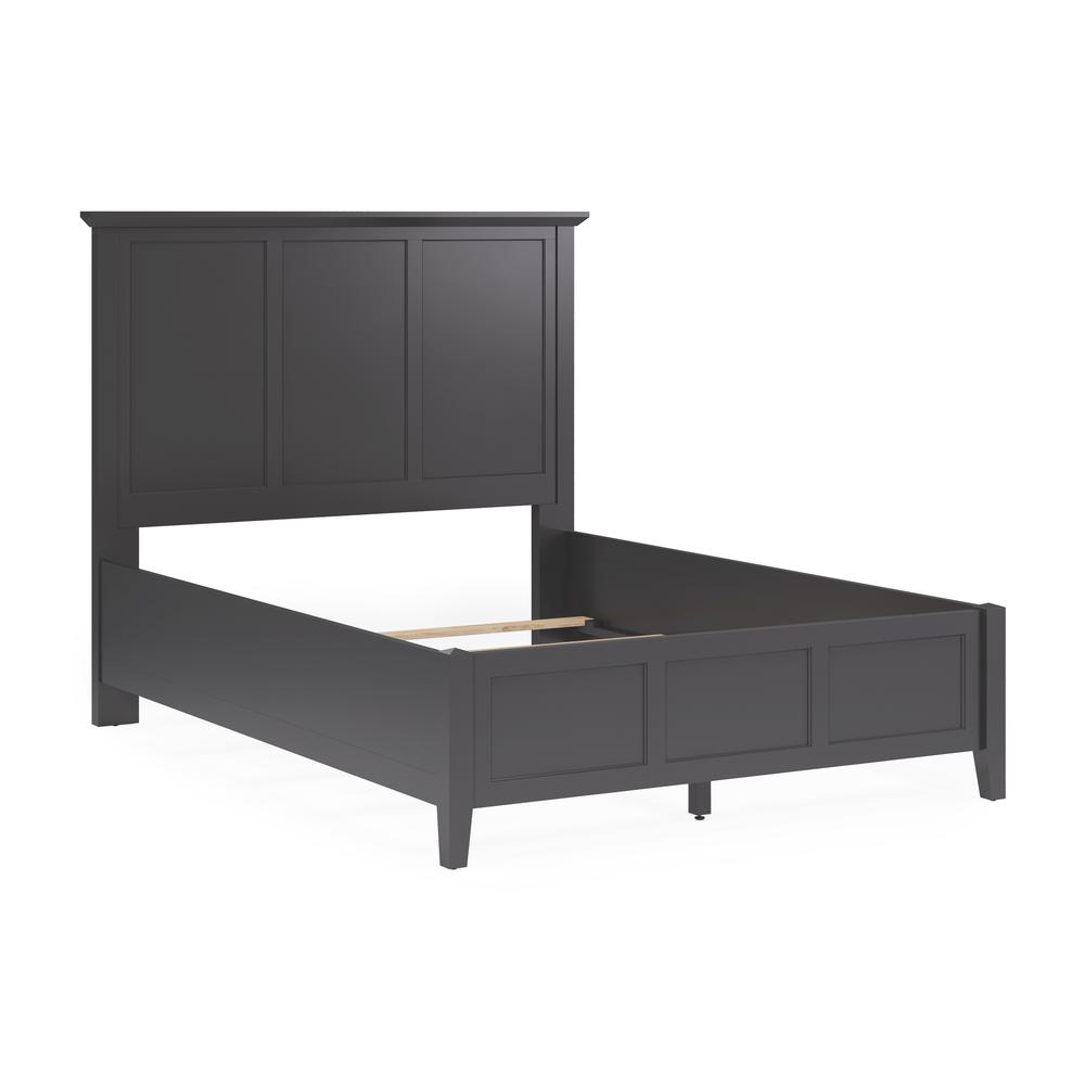 Grace Three Panel Bed in Raven Black. Picture 2
