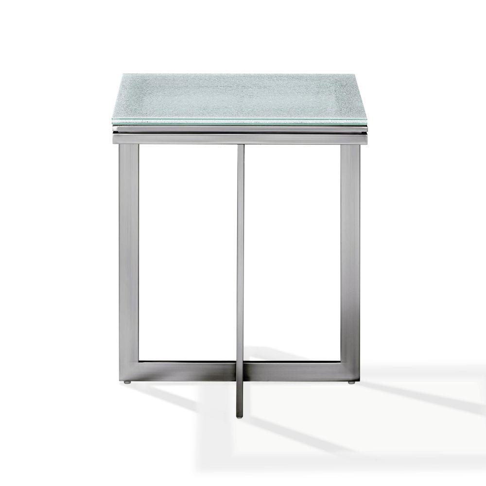 Eliza End Table in Ultra White. Picture 5