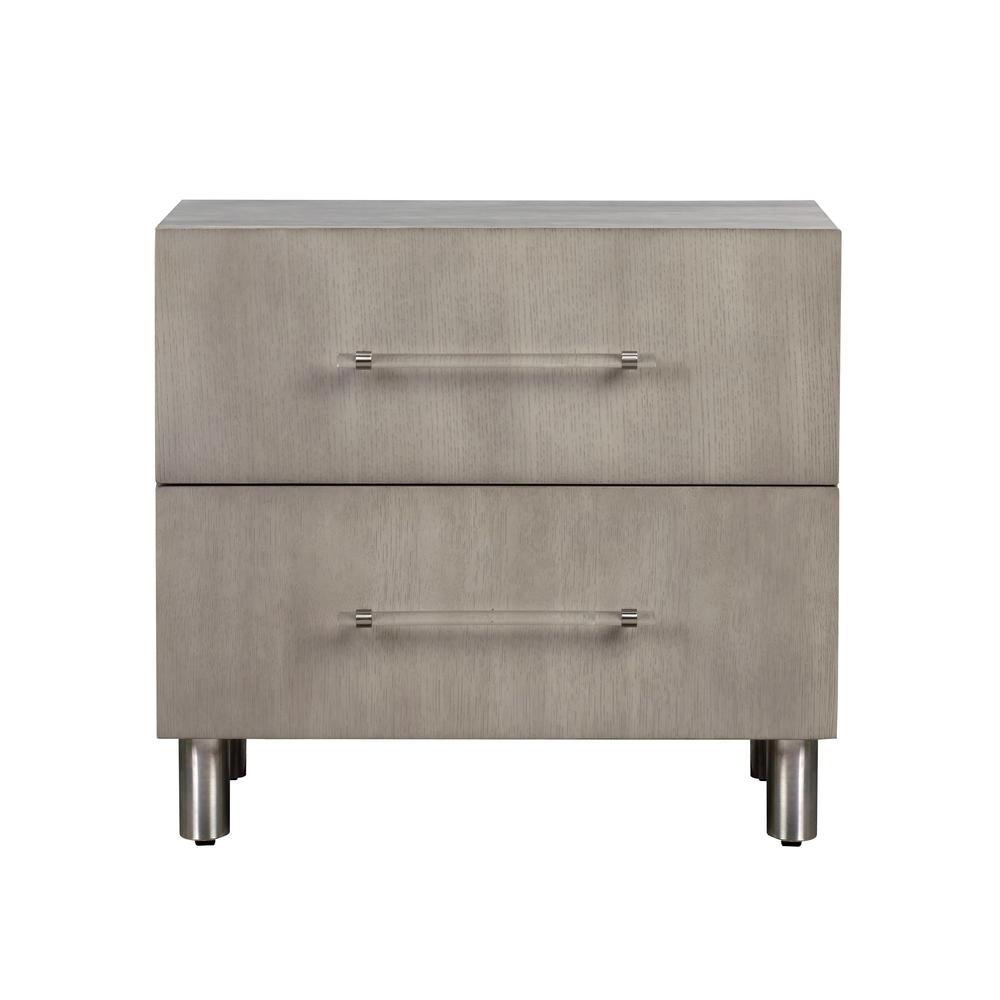 Argento Nightstand in Misty Grey. Picture 6