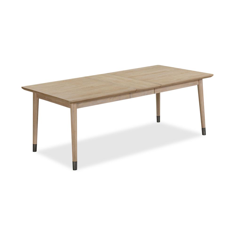 Franklin Extendable White Oak Dining Table in Au Natural. Picture 5