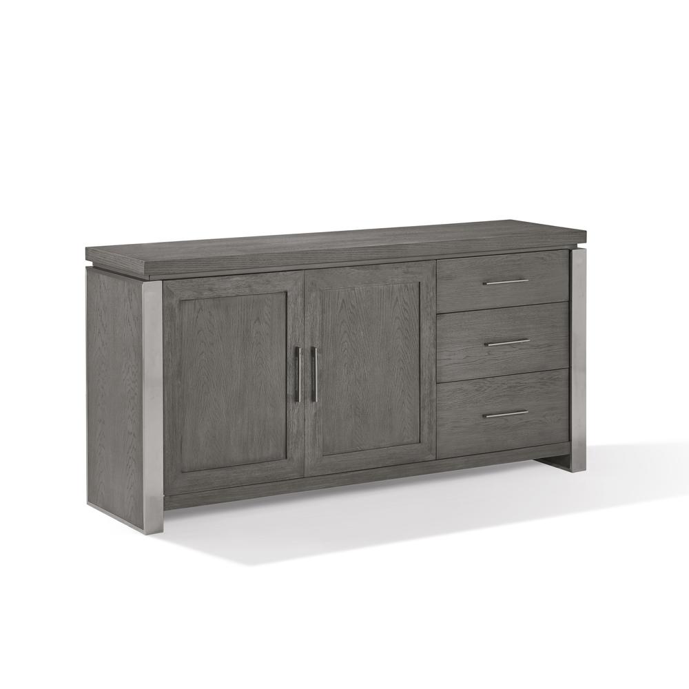 Plata Sideboard in Thunder Grey. Picture 5