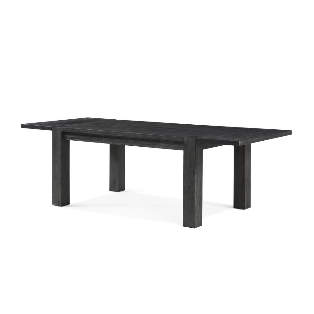 Meadow Solid Wood Rectangle Table in Graphite. Picture 8
