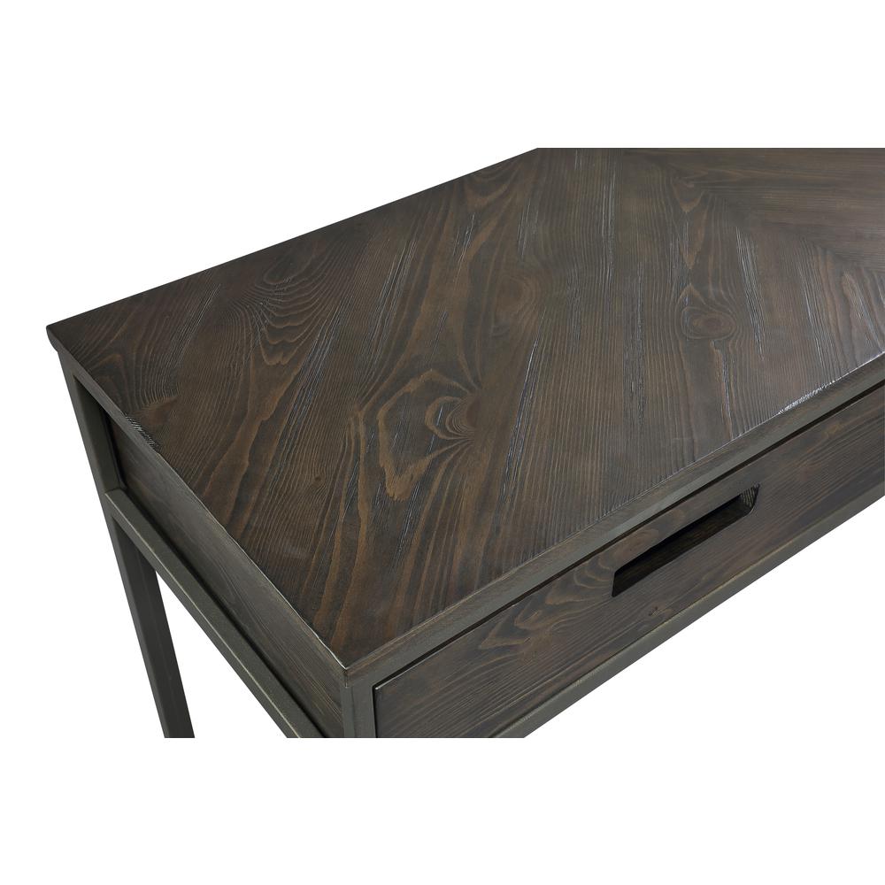 Bradley Two-Drawer Console Table in Double Fudge. Picture 7