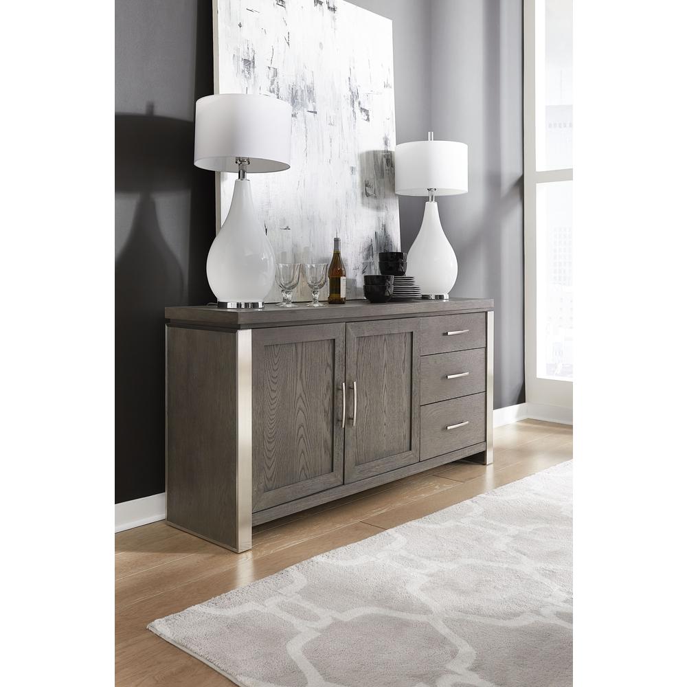 Plata Sideboard in Thunder Grey. Picture 1