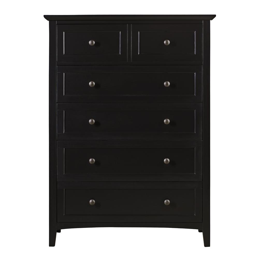 Paragon Five Drawer Chest in Black (2024). Picture 3