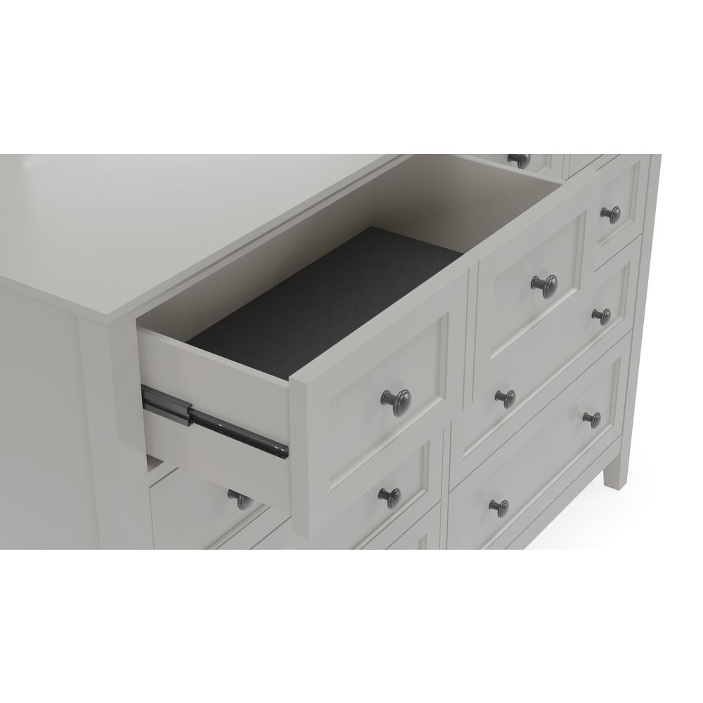Grace Eight Drawer Dresser in Elephant Gray (2024). Picture 6