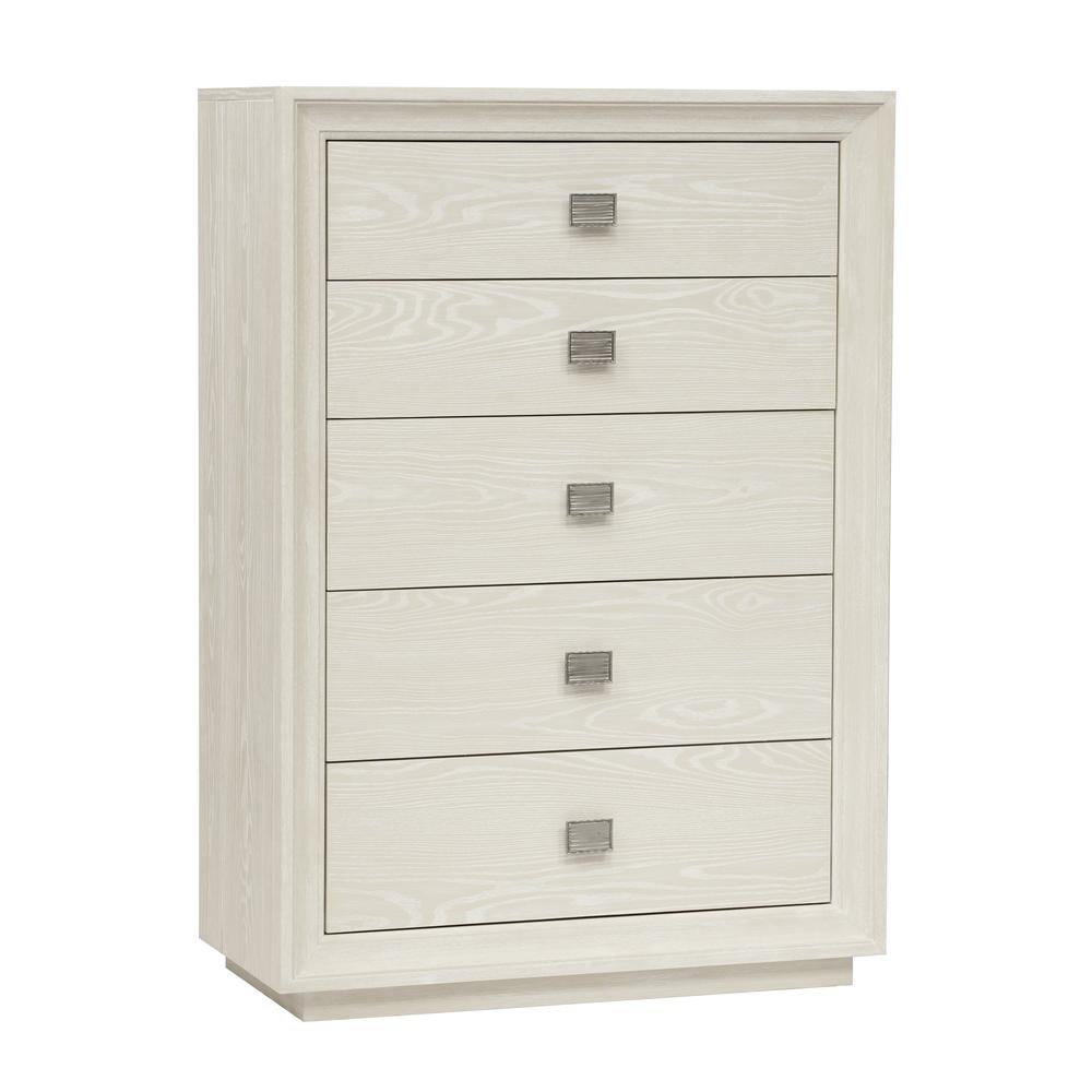 Maxime Five Drawer Chest in Ash. Picture 2
