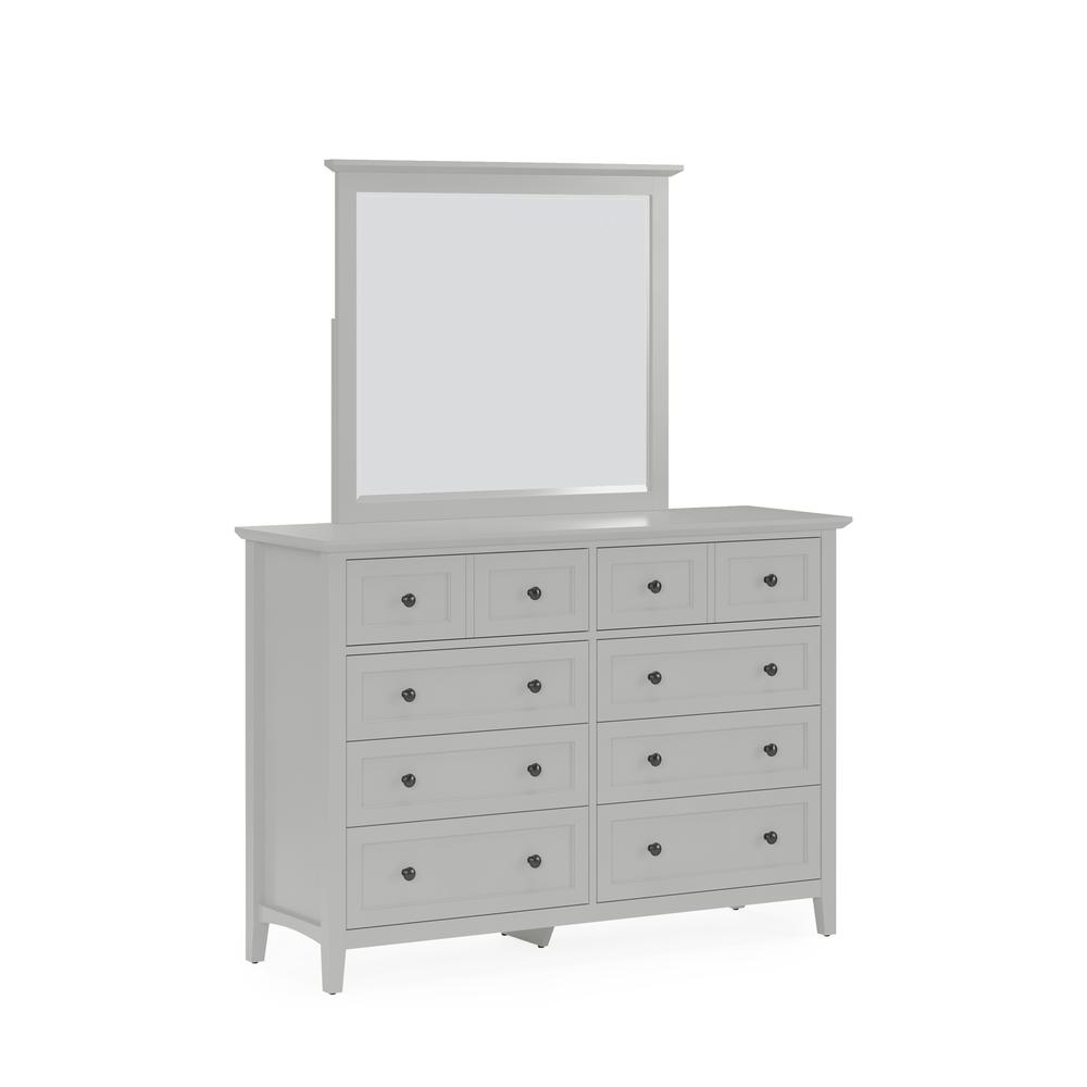 Grace Eight Drawer Dresser in Elephant Gray (2024). Picture 11