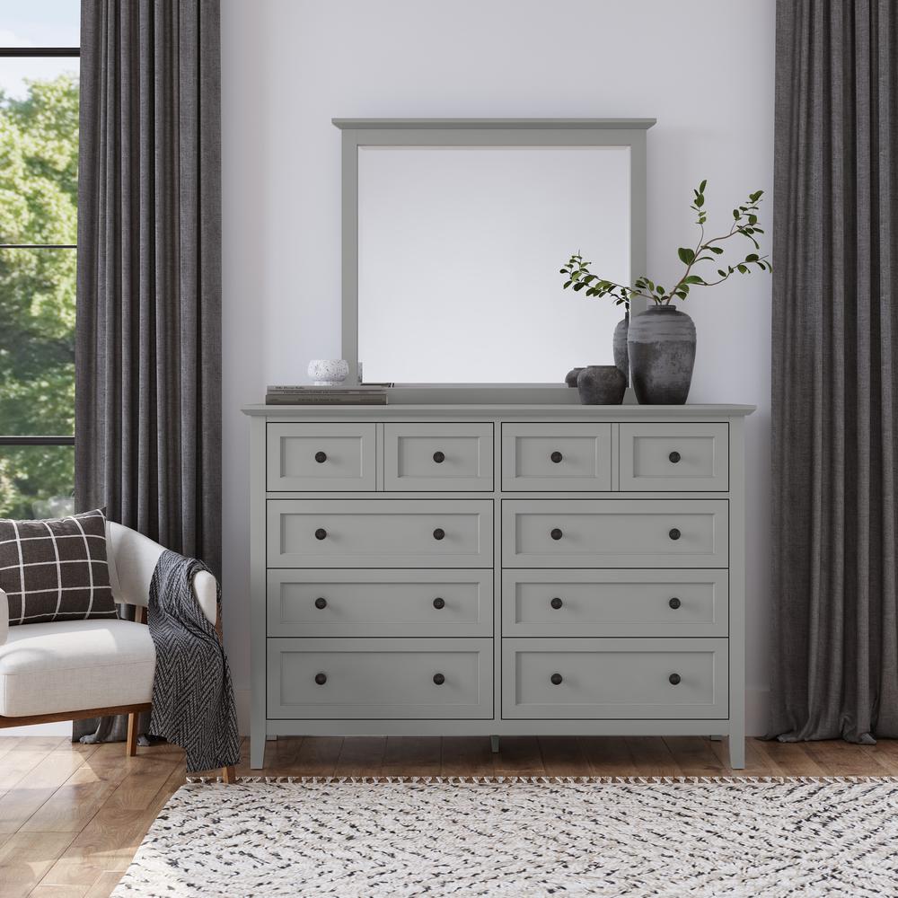 Grace Eight Drawer Dresser in Elephant Gray (2024). Picture 2