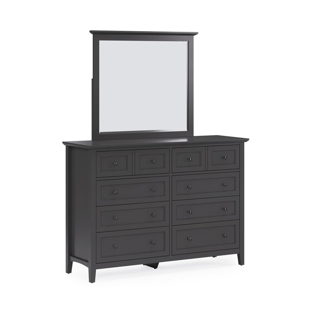 Grace Eight Drawer Dresser in Raven Black (2024). Picture 15