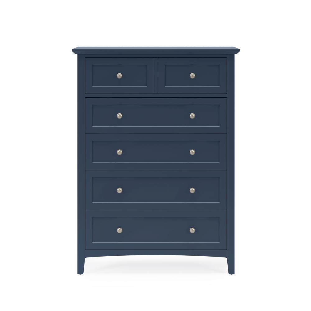 Grace Five Drawer Chest in Blueberry (2024). Picture 2
