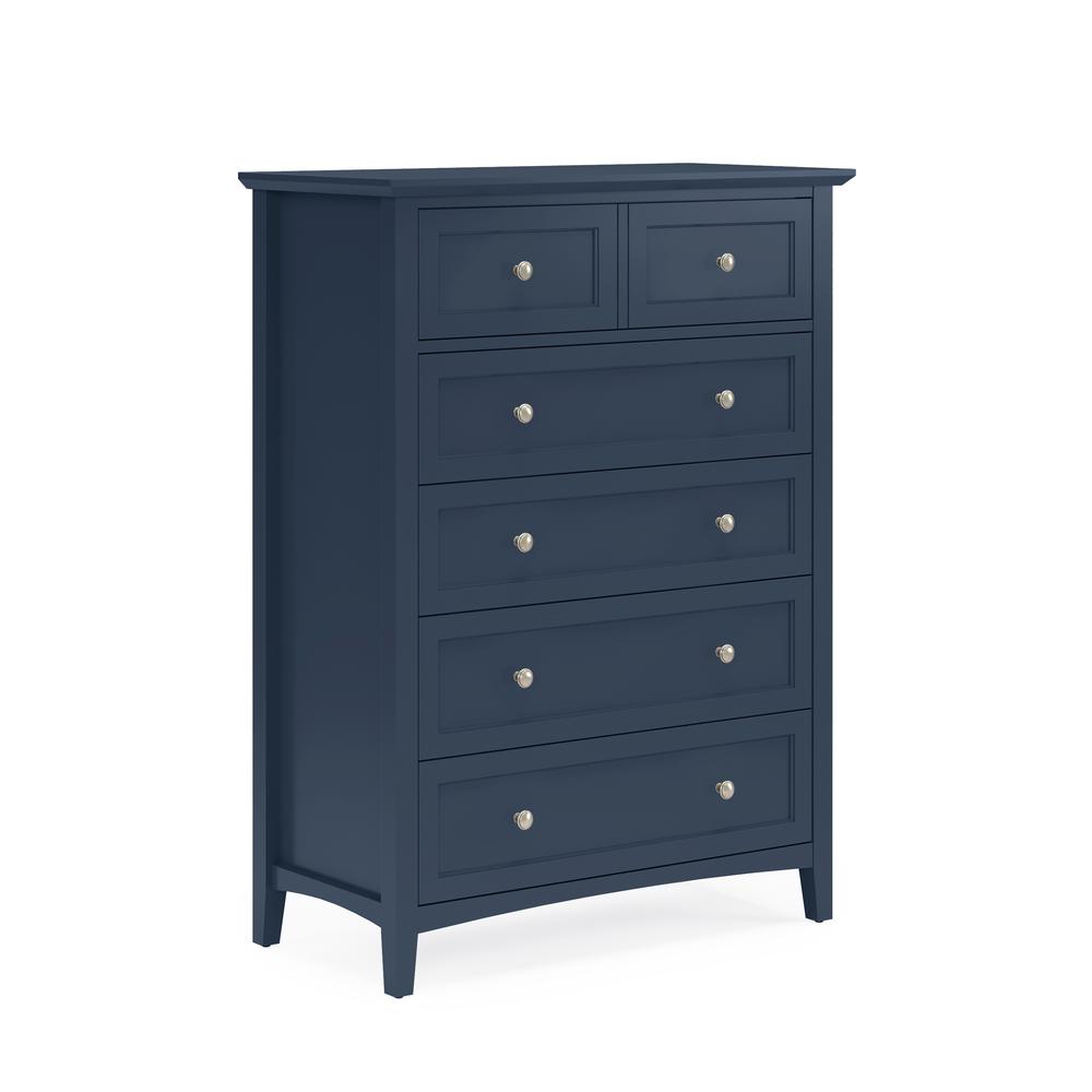 Grace Five Drawer Chest in Blueberry (2024). Picture 3