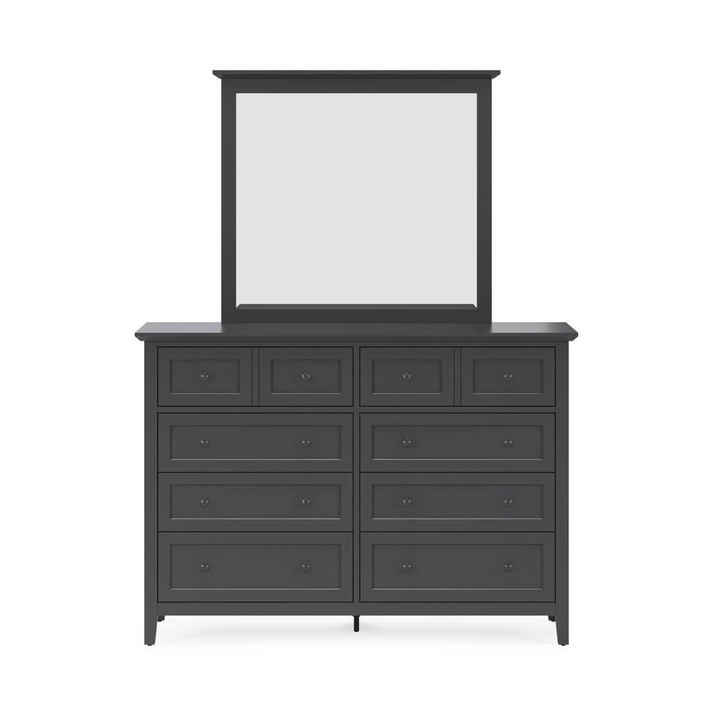 Grace Eight Drawer Dresser in Raven Black (2024). Picture 13