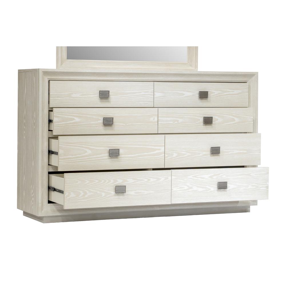 Maxime Eight Drawer Dresser in Ash. Picture 6