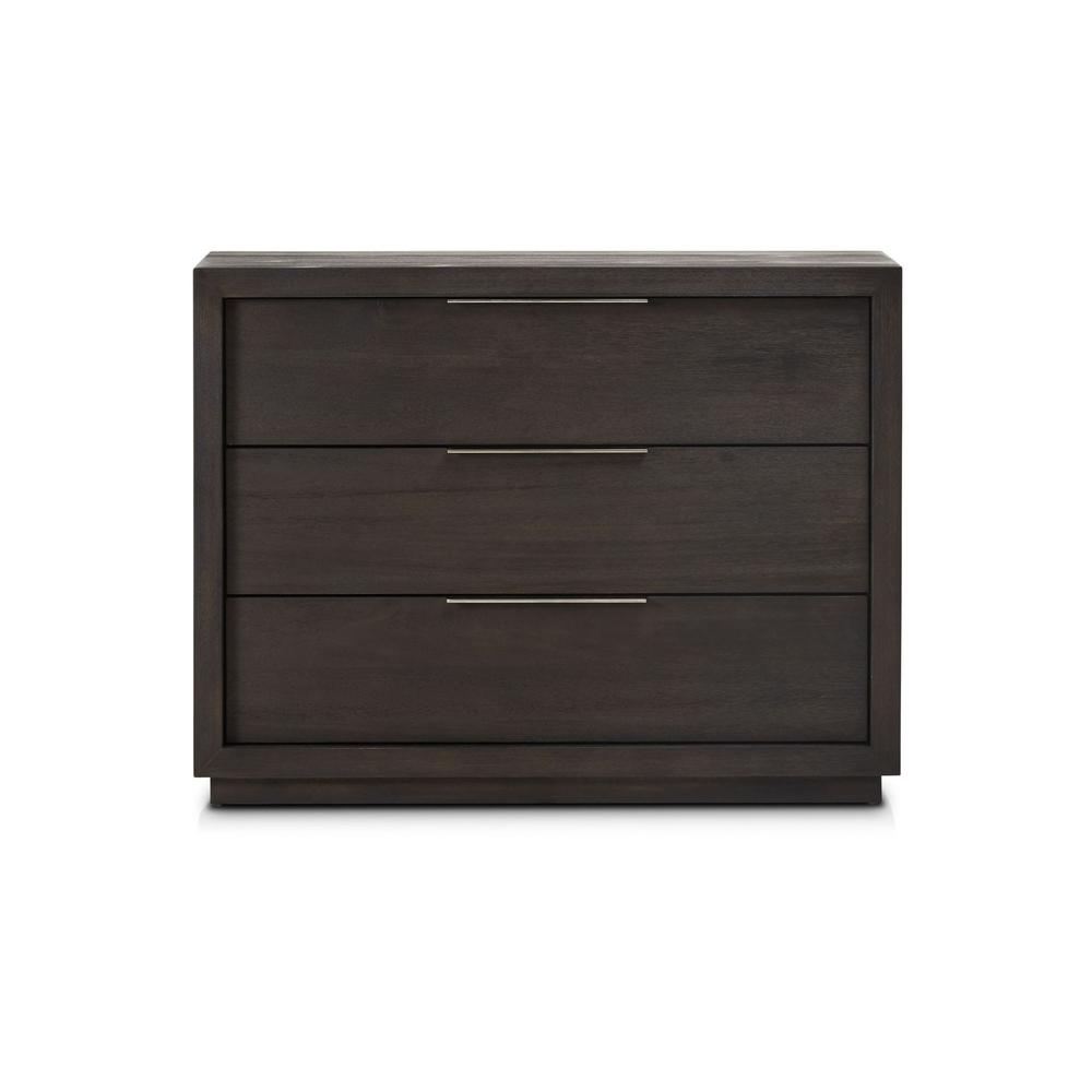 Oxford 3 Drawer Nightstand in Basalt Grey (2024). Picture 2