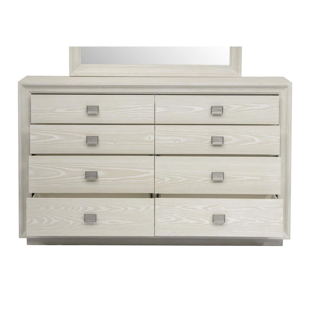 Maxime Eight Drawer Dresser in Ash. Picture 7