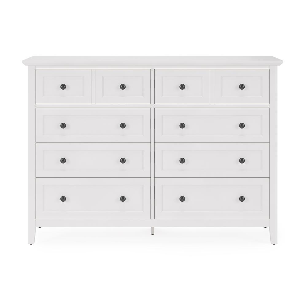 Grace Eight Drawer Dresser in Snowfall White (2024). Picture 3