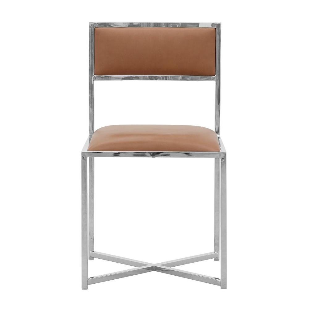 Amalfi X-Base Chair in Cognac. Picture 2