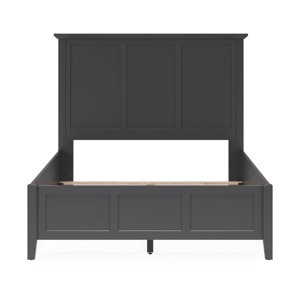 Grace Three Panel Bed in Raven Black. Picture 6