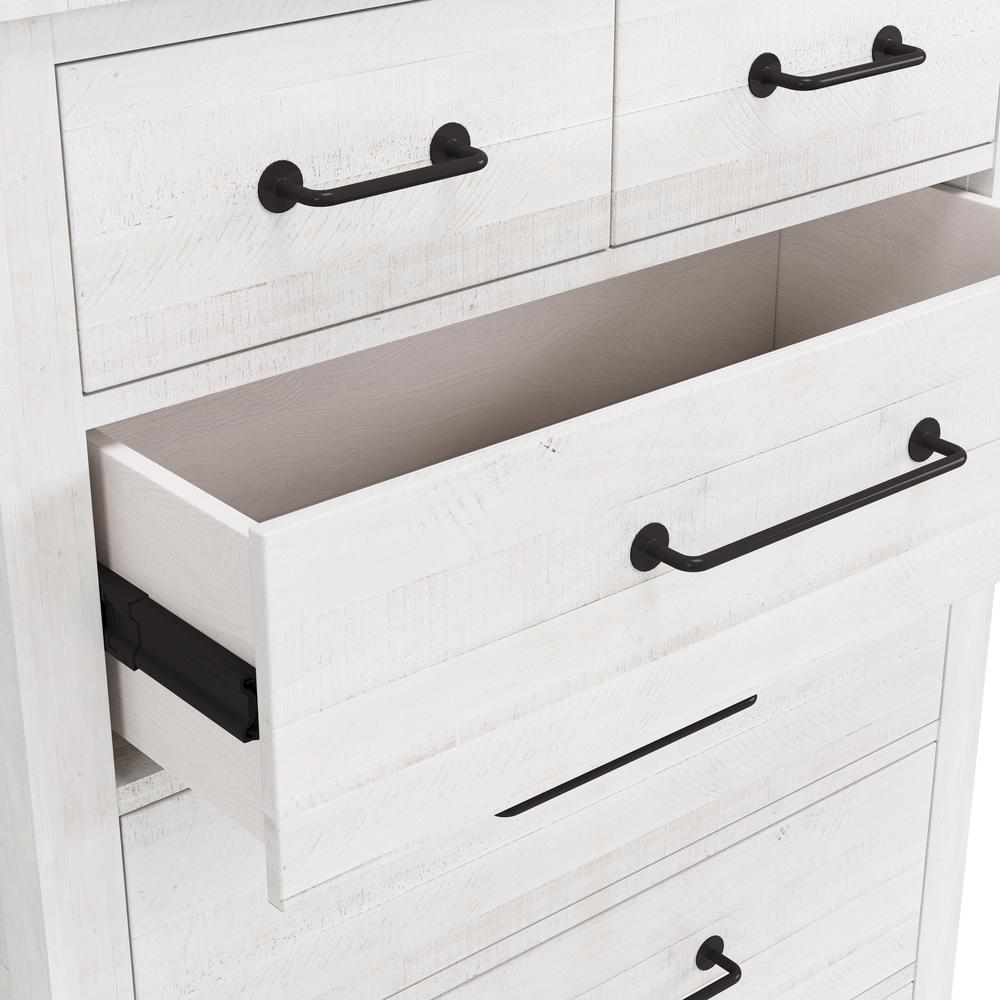 Yosemite Solid Wood Chest in Rustic White (2024). Picture 2