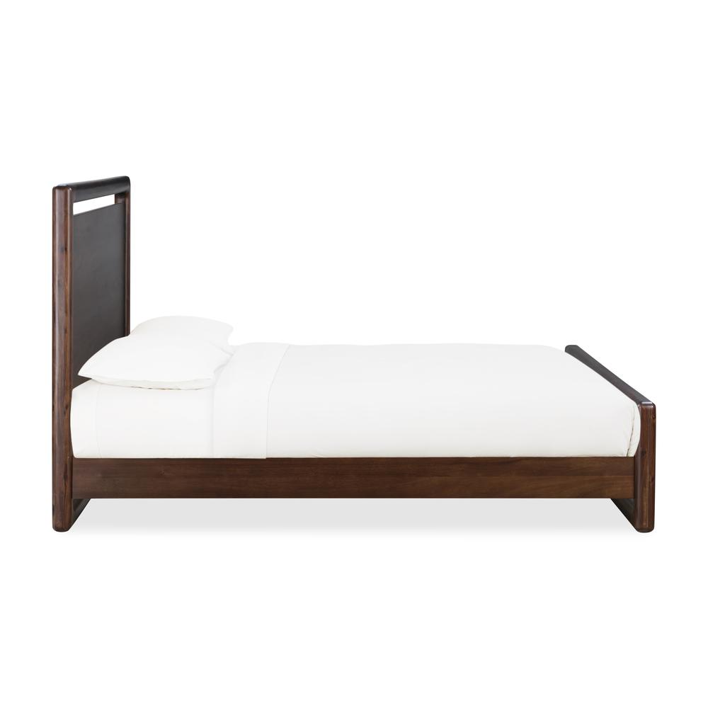 Sol Acacia Wood Platform Bed in Brown Spice. Picture 4