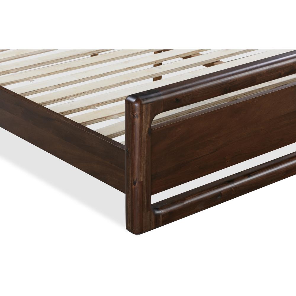Sol Acacia Wood Platform Bed in Brown Spice. Picture 9
