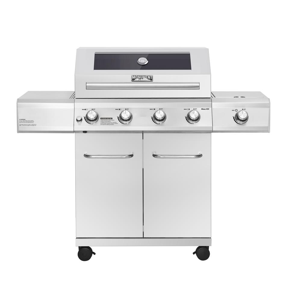 Mesa 400 Stainless 4 Burner Propane Gas Grill. Picture 1
