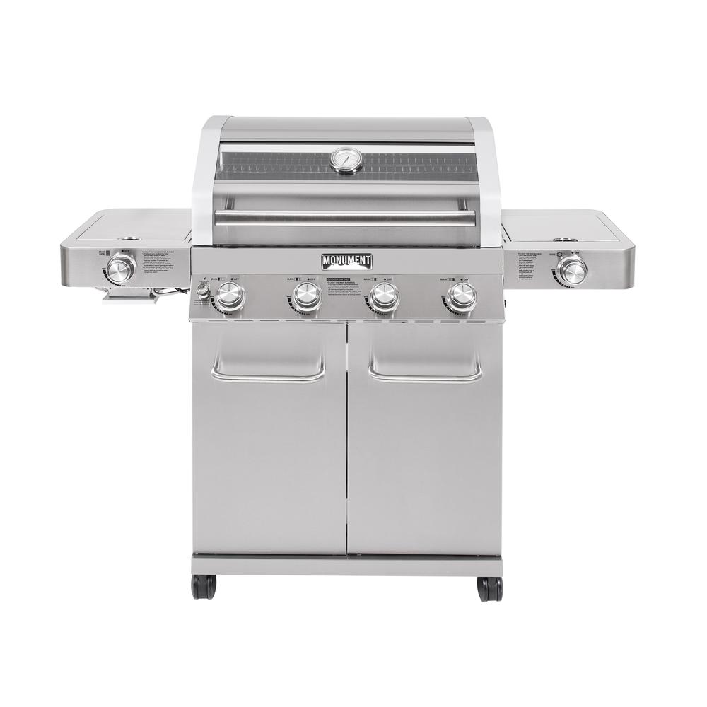 35633 Stainless Infrared Gas Grill. Picture 1
