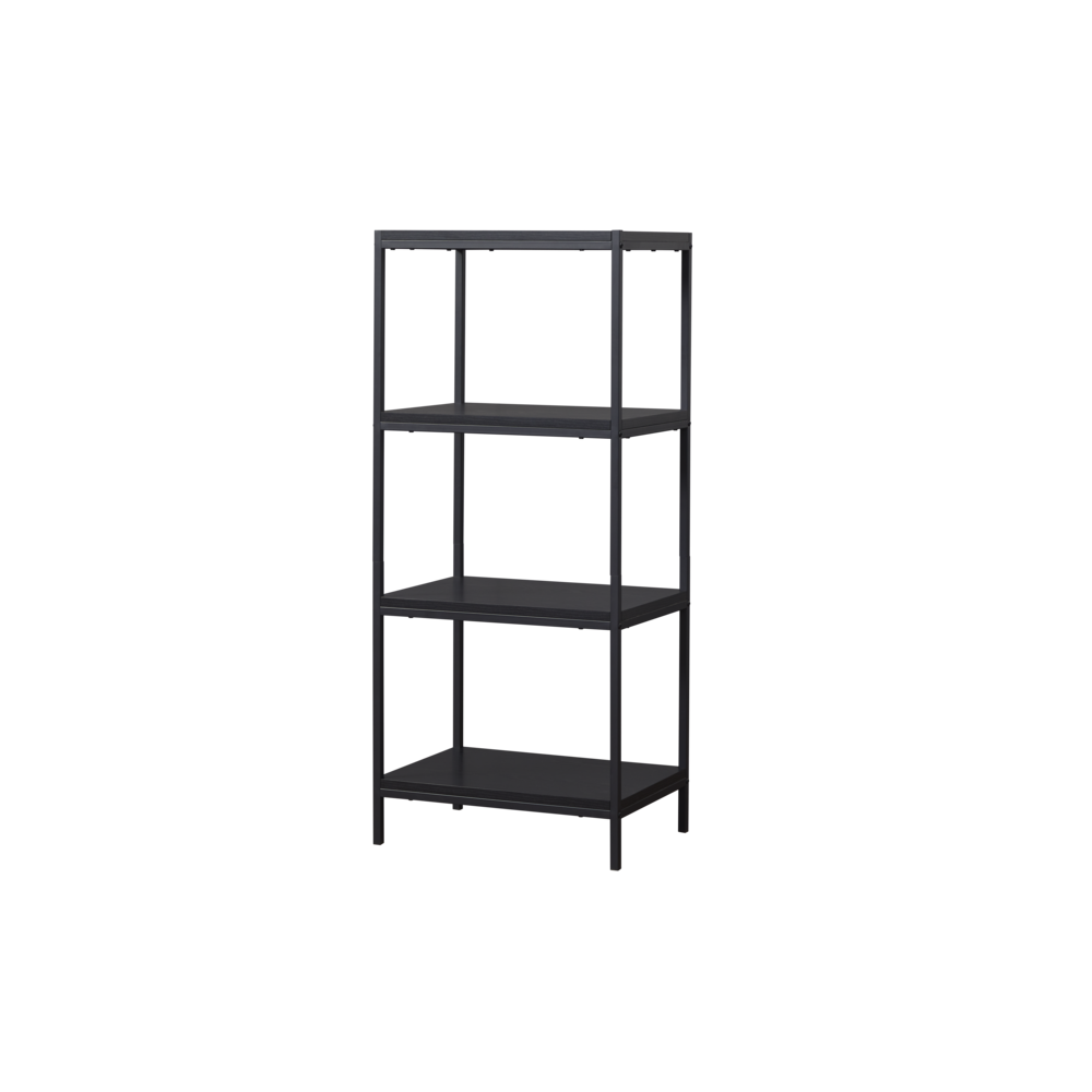 4-Tier Transitional Wood Bookshelf. Picture 1