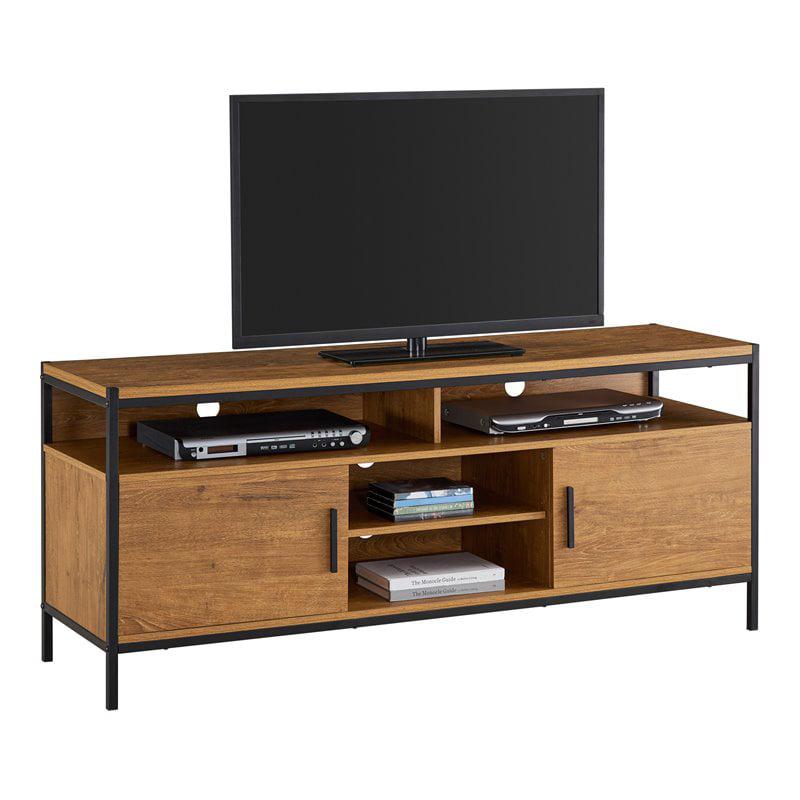 Wood TV Media Stand for TVs up to 65". Picture 1