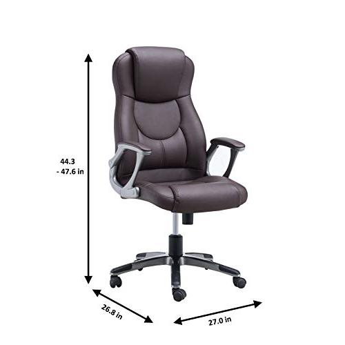High Back Swivel Executive Office Chair. Picture 5