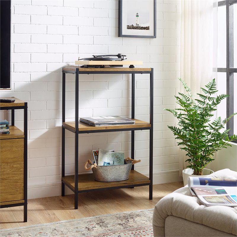 3-Tier Transitional Wood Bookshelf. Picture 5