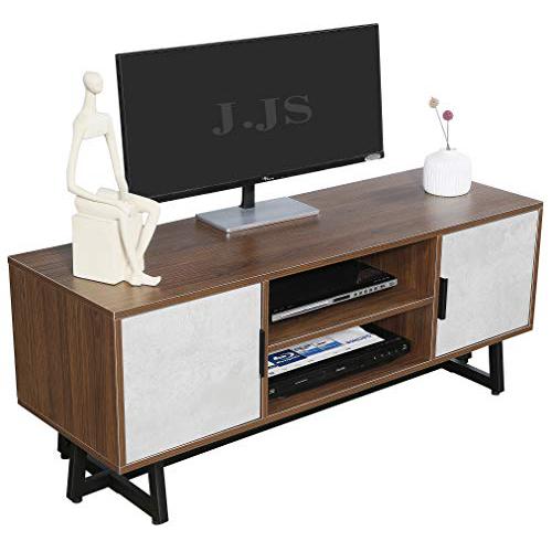 Media TV Stand for 55" TV, Modern Entertainment Center. Picture 1