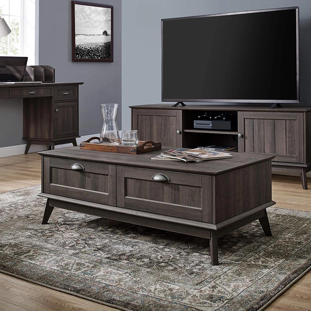 Newport Series Modern TV Media Console Stand Entertainment Center. Picture 3