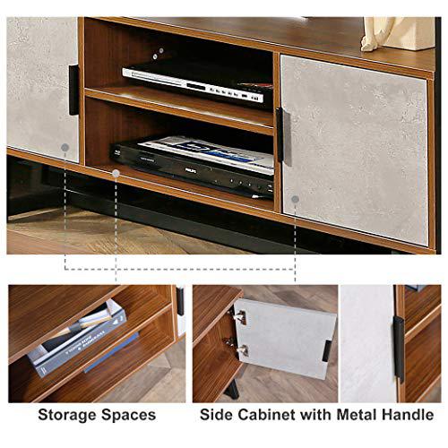 Media TV Stand for 55" TV, Modern Entertainment Center. Picture 4